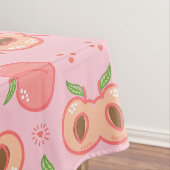 Zweet perzik patroon tafelkleed (Voorbeeld)