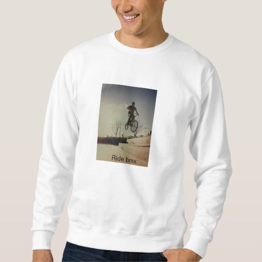 zweet shirt met bmx pic (Voorkant)