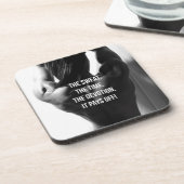 Zweet, Tijd, Devotie Vrouwen Workout Motivatie Onderzetter (Linkerzijde)