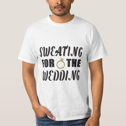 Zweet voor de Bruiloft T-shirt (Voorkant)