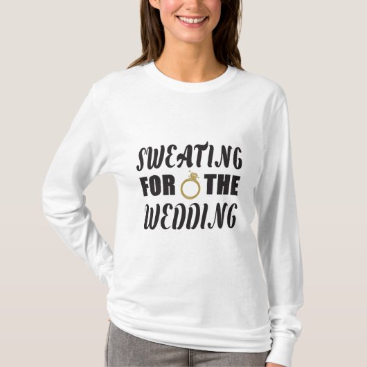 Zweet voor de Bruiloft T-shirt (Voorkant)