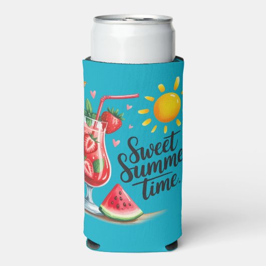 Zweet Zomer  Seltzer Blikjeskoeler (Seltzer Voorkant)