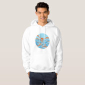Zweetkap "Sunset Wave" Hoodie (Voorkant volledig)