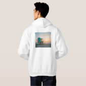 Zweetkap "Sunset Wave" Hoodie (Achterkant volledig)