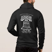 Zweetshirt - Gepersonaliseerd met ritssluiting Hoodie (Achterkant)