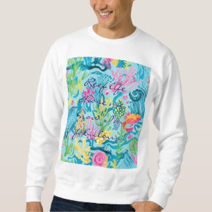 Zweetshirt in stijlvolle grafische uitvoering trui