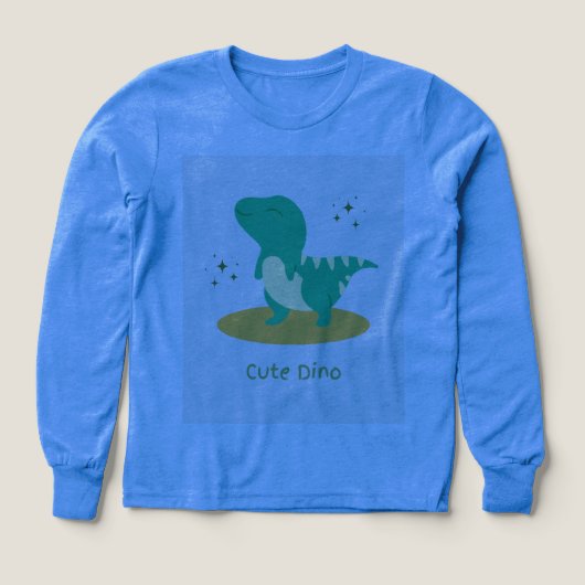 Zweetshirt met cute dino (Voorkant)
