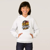 Zweetshirt met doodshoofd 'Fear Nothing' (Voorkant volledig)