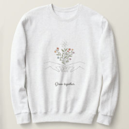 zweetshirt met groeimindset  trui