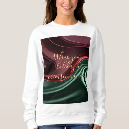 Zweetshirt met stijlvol abstract grafisch motief trui
