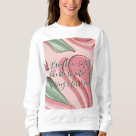 Zweetshirt met stijlvol abstract grafisch ontwerp trui