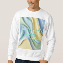 Zweetshirt met stijlvol abstract grafisch ontwerp trui