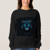 Zweetshirt met wolf ontwerp trui (Voorkant)