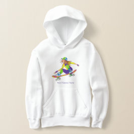 Zweetshirt voor malle skateboard meisjes