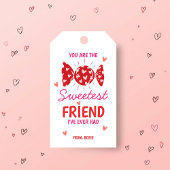 Zweetste Vriend Valentijnsdag Cadeautag Candy Them Cadeaulabel