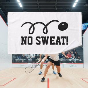 Zweetvrije sporthanddoek voor squashspeler handdoek