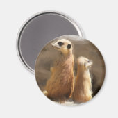 Zwei Erdmaennchen Magneet (Voorkant / Achterkant)