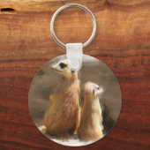 Zwei Erdmaennchen Sleutelhanger (Voorkant)