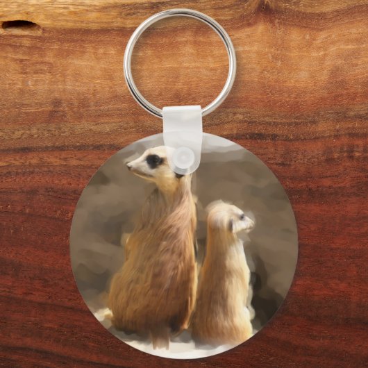 Zwei Erdmaennchen Sleutelhanger (Voorkant)