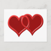 Zwei Herzen twee harten Briefkaart (Voorkant)
