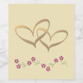 Zwei Herzen Wijn Etiket (Enkel label)