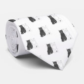 Zwei Katzen Krawatte Stropdas (Opgerold)