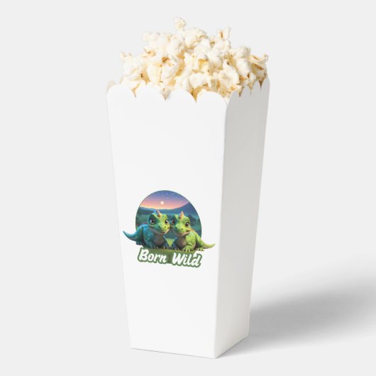 Zwei kleine Dinos - Born Wild  Bedankdoosjes (Popped)