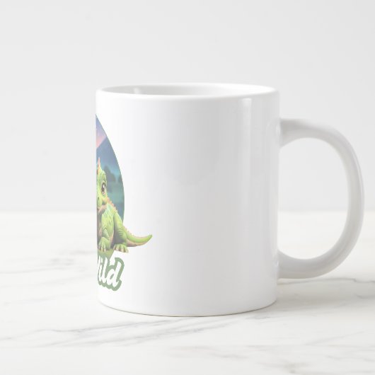 Zwei kleine Dinos - Born Wild  Grote Koffiekop (Rechts)