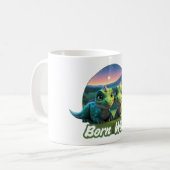 Zwei kleine Dinos - Born Wild Koffiemok (Voorkant links)