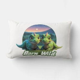 Zwei kleine Dinos - Born Wild  Kussen