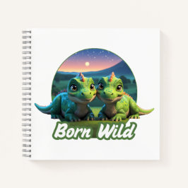 Zwei kleine Dinos - Born Wild Notitieboek