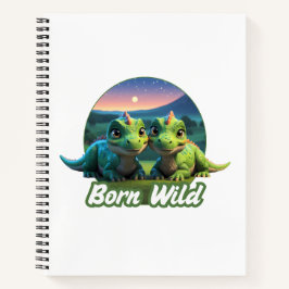 Zwei kleine Dinos - Born Wild Notitieboek