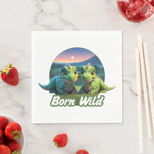 Zwei kleine Dinos - Born Wild  Servet (Insitu)