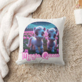 Zwei kleine süße Ponys - Magic Queen Kussen (Deken)