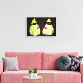 Zwei Kohlköpfe Canvas Afdruk (Insitu (Woonkamer))