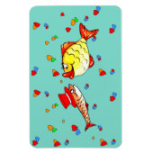 Zwei verliebte Fische Magneet (Verticaal)