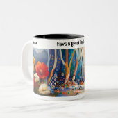 Zweifarbige Tasse, 325 ml Tweekleurige Koffiemok (Voorkant links)