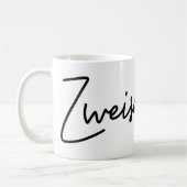 Zweisamkeit, Duits woord, samenzijn, Duits Koffiemok (Links)