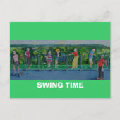 ZWELTIJD - Briefkaart Golf Uitnodigen (Voorkant)