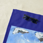 Zwem altijd met een maatje strandlaken (In situ)