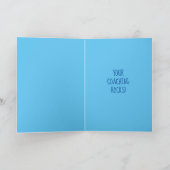 Zwem Coach Waardering Kaart, Dank u kaart (Binnen)