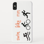 Zwem Fiets Ren Case-Mate iPhone Case (Achterkant)
