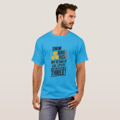 Zwem, fiets, ren - Triatlon T-shirt (Voorkant volledig)