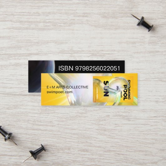 Zwem ISBN Contactkaartje (Voorkant / Achterkant in situ)