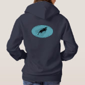 Zwem je hond-trui hoodie (Achterkant)