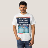 Zwem Kerstmis T-shirt (Voorkant volledig)