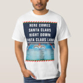 Zwem Kerstmis T-shirt (Voorkant)