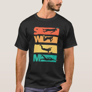 Zwem Leven Trots Zwemmen Atleet Zwemmer Coach Wate T-shirt