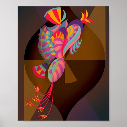 Zwem omhoog poster (Voorkant)