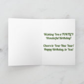 “Zwem Schildpadden” Verjaardagskaart Kaart (Binnen)